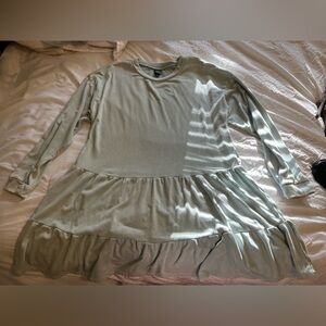 WILD FABLE WOMEN'S MINERAL WASH SWEATSHIRT DRESS